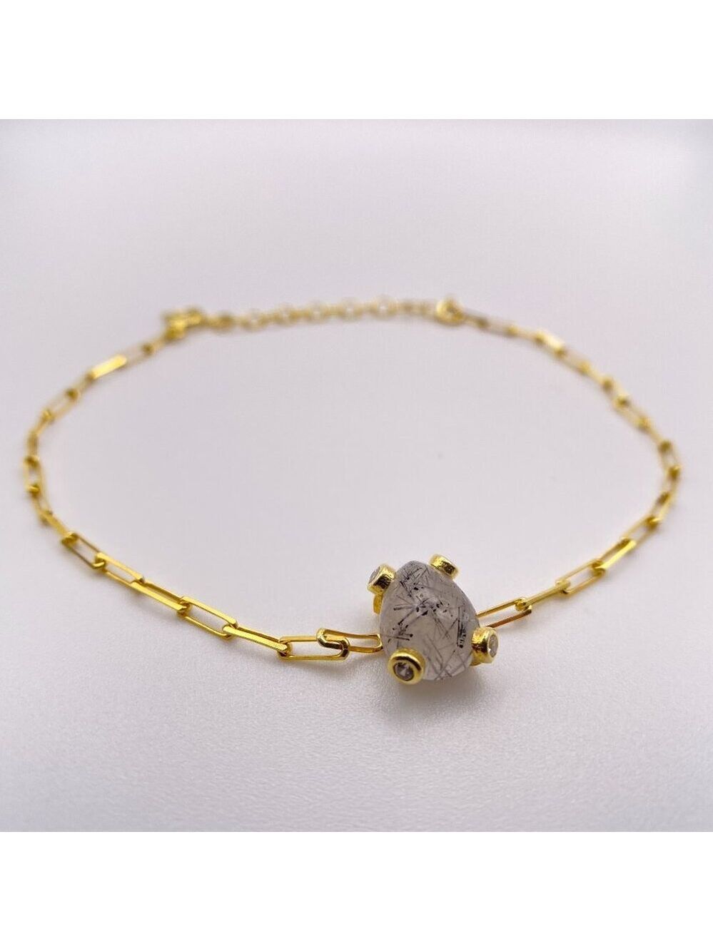 Handmade Adjustable Citrine Processed Bracelet